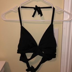 Black bikini top